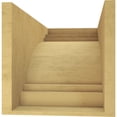 thumbnail image 4 of 11"W x 22"D x 11"H Wide Pescadero Rough Cedar Woodgrain TimberThane Corbel, Primed Tan, 4 of 6