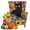 Black Cat Colorful Daisy Floral, variant on SEANATIVE Wingback Chair Protector 2 Piece Stretch Wing Chair Slipcovers Spandex Armchair Covers Non-Slip Wing Back Sofa Cover Single Seat Sofa Couch Cover for Pets Kids, Paw Star Print Beige