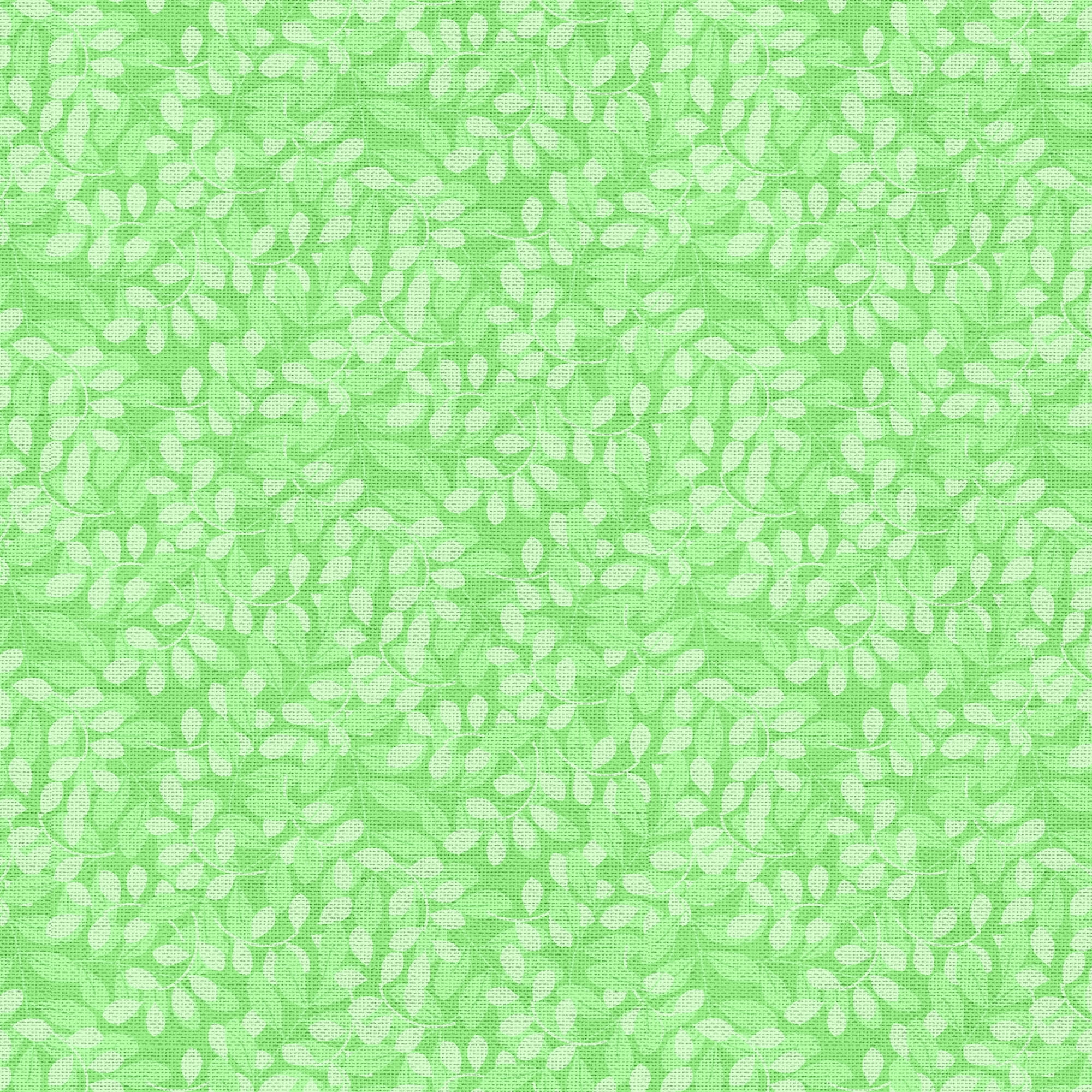 Create It 2 yard Cotton Floral Texture Precut Sewing & Craft Fabric, Green 1 Piece