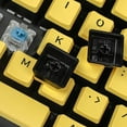 thumbnail image 6 of Keycaps Double PBT Pudding Keycap Set DIY for Cherry RGB Mechanical Keyboard - White Black, 6 of 6