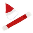 thumbnail image 3 of Disfraz navideño de animales pequeños suave y cómodo conjunto de gorro y bufanda para mascotas pequeñas adorable ajustable para conejillo de indias chinchilla y otras LHCER Otros, 3 of 8