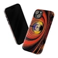 thumbnail image 3 of Abstract Fire Vortex Phone Case, Red Orange Swirl Art Cover for iPhone 17 16 15 14 13 12 11 Plus Pro Max Mini, 3 of 6