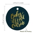 thumbnail image 6 of Inkdotpot Baby It's Cold Outside Baby Shower Bottle Tag Real Gold Foil Favor Hang Tags Pack Of 100, 6 of 7