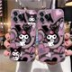 thumbnail image 3 of Dessin animé Kuromi Sanrio Anime étui transparent pour iPhone 16 15 14 13 12 11 Pro Max Mini Xs XR X 7 8 Plus 6 coque souple en Silicone, 3 of 4