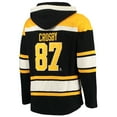 thumbnail image 3 of Men's '47 Sidney Crosby Black Pittsburgh Penguins Player Name & Number Lacer Pullover Hoodie, 3 of 4