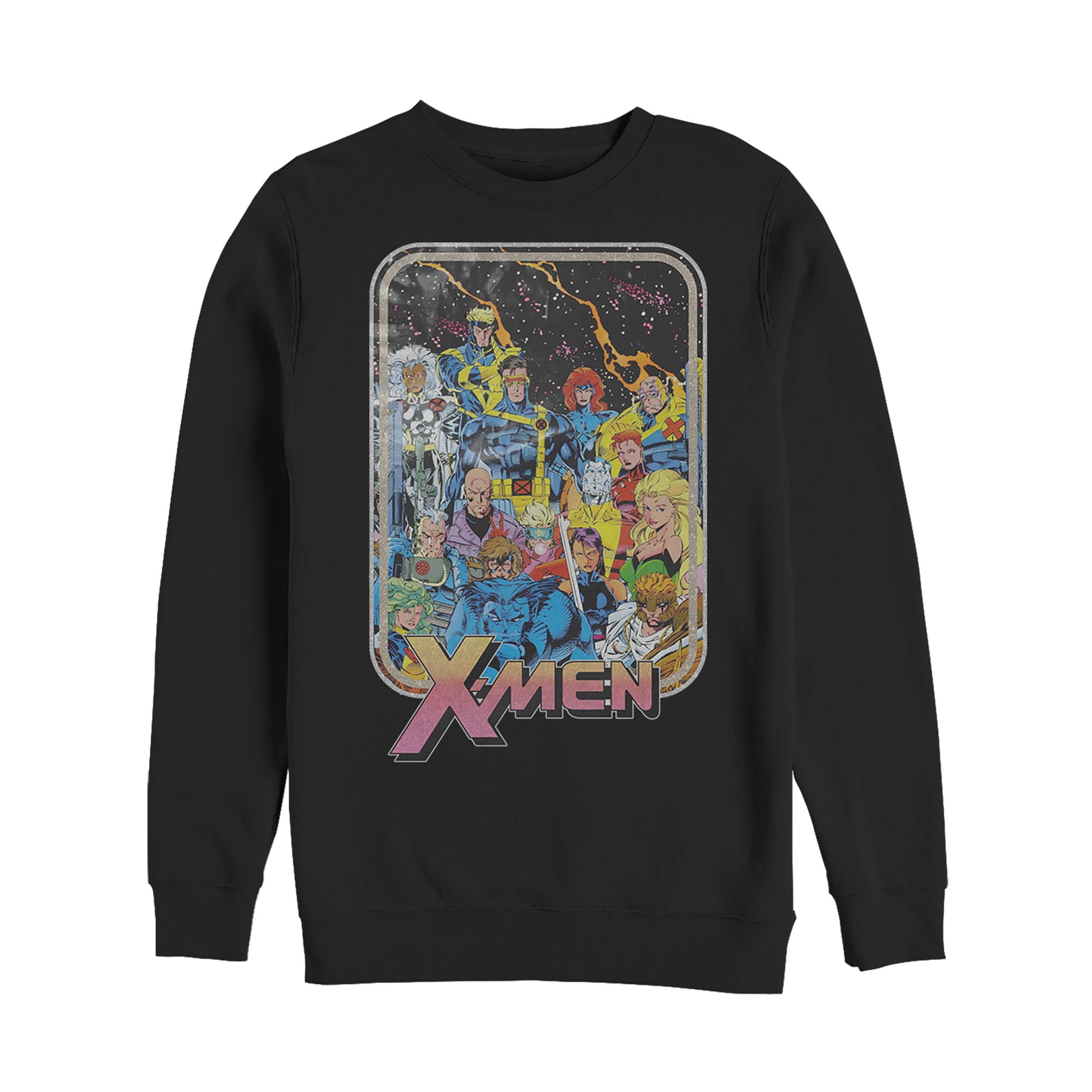 Marvel - Men's Marvel X-Men Retro Character Card Sweatshirt - Walmart.com - Walmart.com