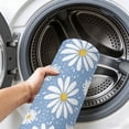 thumbnail image 6 of Large Area Rugs 6'x9', Blue Daisy Carpet Runner Indoor Outdoor Rugs Home Decor Aesthetic, Spring Floral Elegant Pastoral Botanical Non Slip Mats Washable Accent Rug for Living Room Bedroom, 6 of 8
