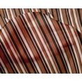 thumbnail image 4 of oneOone Silk Tabby Rust Brown Fabric Stripes Craft Projects Decor Fabric Printed By The Yard 42 Inch Wide-IEO, 4 of 4
