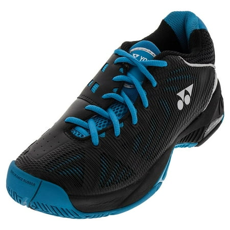 Gum Fusion - Men`s Power Cushion Fusion Rev Tennis Shoes Black and Sky Blue