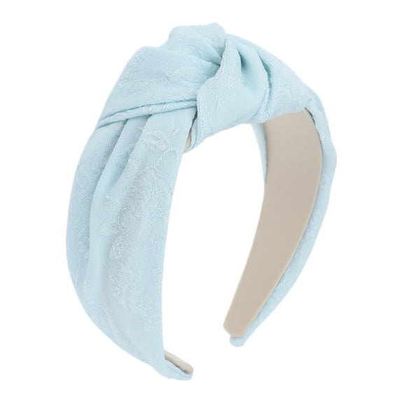 Unique Bargains 1 Pc Elegant Tie Headbands for Women Blue