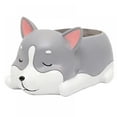 thumbnail image 1 of Cute Animal Corgi Shaped Cartoon Home Decoration Succulent Vase Flower Plant Pots (Plant Not Included), 1 of 2