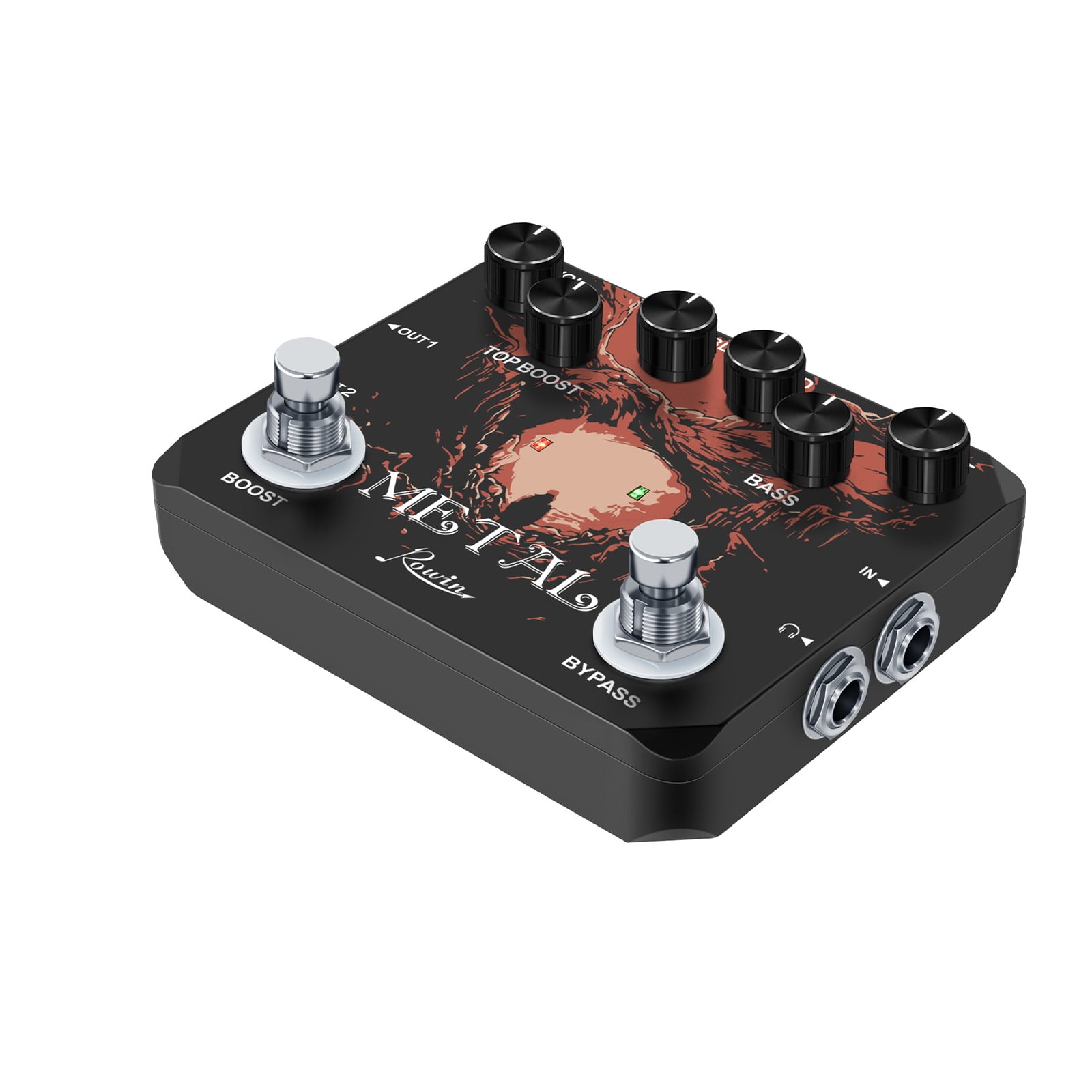 Nishore Effect maker,Pedal Metal Sound 80s/90s Pedal 9v 80s/90s Output 9v Metal Maker Maker Metal Royhh Pedal Wotao Pedal