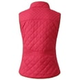 thumbnail image 3 of NE PEOPLE Women’s Quilted Vest – Lightweight Sleeveless Full Zip Up Casual Stand Collar Padding Gilet Jacket with Pockets NEWV40 Pink XL, 3 of 7