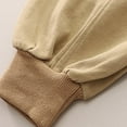thumbnail image 7 of Toddler Girls Corduroy Pants 1-6 Years Kids Fall Winter Clothing Stretchy Cinched Bottom Jogger Pants with Pocket (2 Years, Khaki 02), 7 of 7
