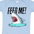 thumbnail image 4 of Inktastic Feed Me with Shark Head Boys or Girls Baby Bodysuit, 4 of 5