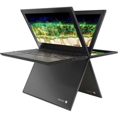 Pre-Owned Lenovo 500E 11.6 Laptop - Intel Celeron N3450 Quad-Core 4GB RAM 32GB SSD ChromeOS