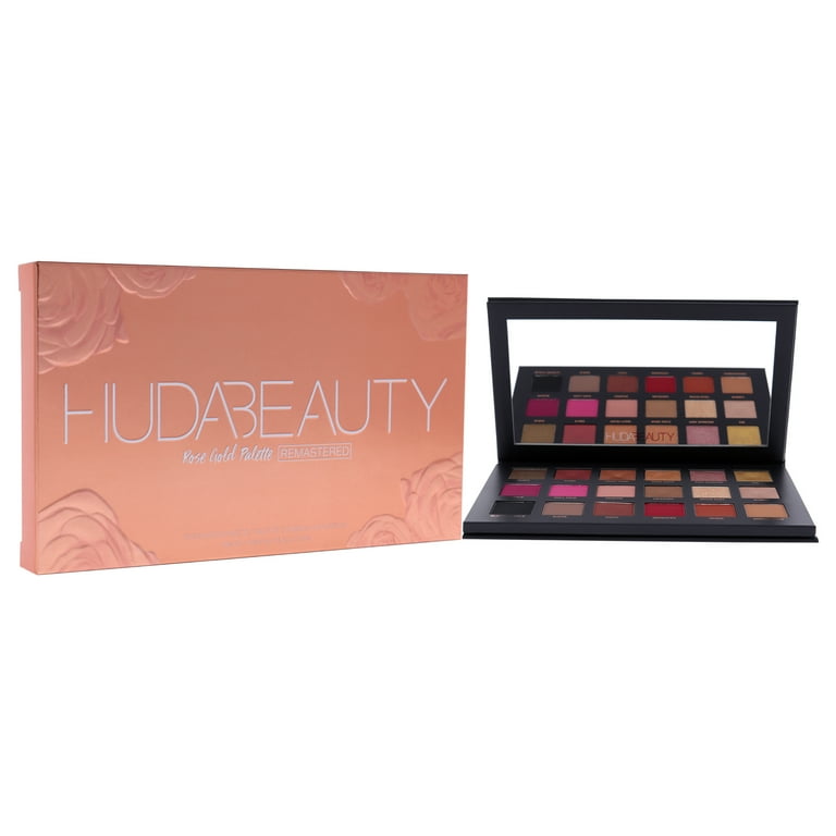 Huda Beauty Rose Gold Remastered Eyeshadow Palette, 0.59 oz Eye