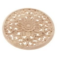 thumbnail image 4 of Round Carved Wood Appliqu Furnishing Lintel 20cm, 4 of 6