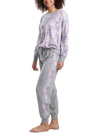 Splendid Ladies Jogger And Crew Neck Set