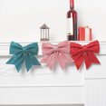 thumbnail image 6 of 4Pack Christmas Bow Tie Celebrate Holiday Wreath Bow,for Christmas Garland,Indoor or Outdoor Christmas Tree Decorations, 6 of 10