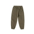 thumbnail image 5 of Spazoro Kids Boys Sweatpants, Soft & Warm Solid Color Elastic Waist Fleece Lined Casual Pants for Boys Khaki Size 6 T, 5 of 6