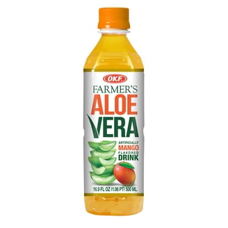 OKF Aloe Vera King Golden Kiwi Pure Premium Aloe Drink 16.9 oz Plastic  Bottles - Pack of 20 - Walmart.com