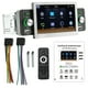 thumbnail image 1 of Jugador de coche Reproductor de MP5 estéreo para automóvil de 5 pulgadas Receptor de radio FM de DIN único BT RDS con Carplay inalámbrico Soporte automático de Android Llamadas manos libres Carga USB, 1 of 8