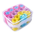 thumbnail image 1 of Miangastore 20 Pcs Rouleaux à Cheveux Multicolores en Plastique Boucleurs de Coiffure pour Coiffage, 1 of 8