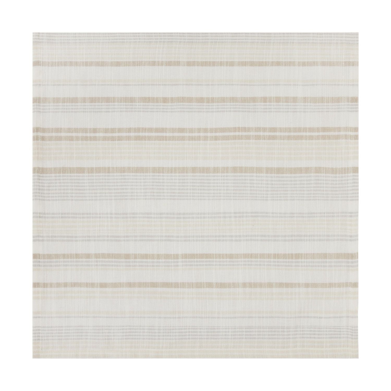 Better Homes & Gardens Woven Natural Stripe 4 Pack Napkin Set - 20" x 20" - Neutral - 100% Cotton