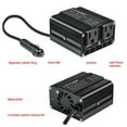 thumbnail image 3 of 200 Watts Power Inverter Modified Sine Wave Car Converter Charger Adapter DC to AC 12V to 110V 2USB for Car, Vehicles, Camping, 3 of 12