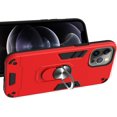 thumbnail image 4 of Case for iPhone 12 Pro Max with Built-in 360° Rotating Ring Kickstand Cover, Military-Grade Drop Protection Phone Case, Back Case for iPhone 12 Pro Max (6.7 inch), Red, 4 of 9