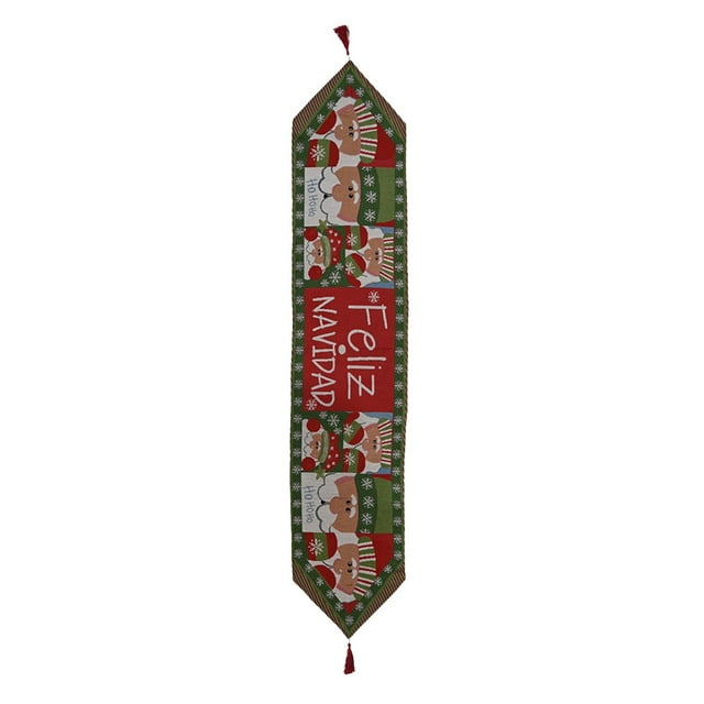 Christmas Table Runner Table Cloth Classic Table Cover Xmas Tablecloth for Restaurant Birthday Apartment Easter