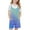 Blue, variant on FAHXNVB Girls Cami Romper Sleeveless Gradient Color V-Neck Jumpsuit Short with Pockets One Piece Summer Casual Fashion Clothes 5-14 Years