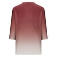 thumbnail image 3 of Patlollav Plus Size Blouses Womens 3/4 Sleeve Tops V Neck Tunic Tops Casual Loose T-Shirts, 3 of 6