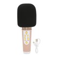 thumbnail image 1 of Karaoke inalámbrico para automóviles, fiestas, PC y todos los teléfonos inteligentes: micrófono Bluetooth portátil rosa con altavoz, 1 of 8