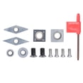 thumbnail image 4 of Insert Kit, High Hardness Milling Tool Carbide Insert High Efficiency Accessory Quick Cutting Blades Set with Storge Box, 4 of 8
