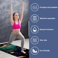 thumbnail image 2 of Fireflies Yoga Towel with Storage Bag, 72.8"x26.8" - Suitable for Yoga, Pilates, Fitness, Gym Towel - Multi-functional Yoga Blanket Included, 2 of 6