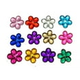 thumbnail image 3 of U8MO 500 Flatback Flower Rhinestone Gems 10mm Cabachons Embellishments Color Choice-Royal Blue, 3 of 9
