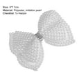 thumbnail image 7 of GROFRY Decorative Rhinestone Center Beautiful Lady Hair Clip White Faux Pearls Bow Hairpin Hair Accessories, 7 of 7