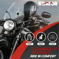 thumbnail image 5 of Krator 15" Clear Tinted Windscreen Windshield Compatible with Honda VF 700 C Magna (1987) Fits 7/8" or 1" Handlebars, 5 of 7