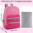 thumbnail image 5 of Summit Ridge (24 Pack) Bulk Backpacks for Kids, School, Donation | 17 Inch Multi Pocket Bungee Backpacks Wholesale, 5 of 16