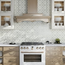 Palmera 9x9 Muted WYG Porcelain Floral Square Wall and Floor Tile (6.96 sq ft/case) - 13 Pack