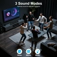 thumbnail image 5 of TOPVISION 2.1 Ch Sound Bar for TV, Bluetooth 5.4 Sound Bar with Subwoofer with HDMI ARC/Optical/Aux/USB, 3D Surround Sound System for gifts, 5 of 9