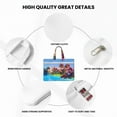 thumbnail image 4 of Saiise Mario Print Zipper Document File Bag Pouch with Handle Waterproof Double Pocket Canvas File Storage Bag for Project Office School Foldable File Document Handbag Carrying Bag, 4 of 7