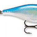 Rapala X-Rap 2 1/2" Shad Fishing Lure, Silver Blue, Size 5 & 6, 5/16 Oz., XRS06SB