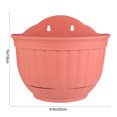 thumbnail image 2 of Raindrops Indoor Hanging Flower Pot Semi Plastic 1Pcs For Windowsill Users, 2 of 5