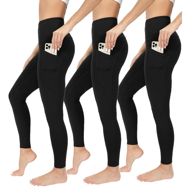 90 Degree By Reflex Power Flex Yoga Pants - High Waist Squat Proof Ankle Leggings  with Pockets for Women - Pavement - 2X