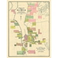 thumbnail image 2 of Whitham 15x18 White Modern Wood Framed Museum Art Print Titled - Olympia Washington Landowner - Whitham 1890, 2 of 4