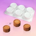 thumbnail image 4 of Milue High Temperatures Resistant Silicone Mousse Cake Form Tree Stump Dessert Mould, 4 of 10