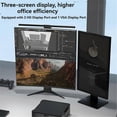 thumbnail image 3 of Mini PC 8GB DDR4 256G SSD Mini Desktop Computers Support HD 4K Triple Display for School/Home/Office Small Pc Plug, 3 of 5